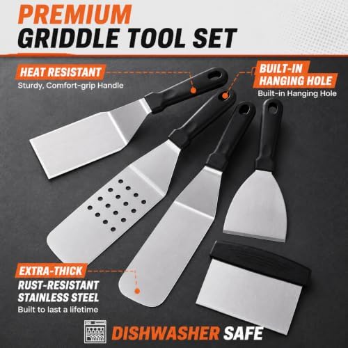 Griddle Accessories Kit for Blackstone and Camp Chef, Flat Top Grill - Image 2