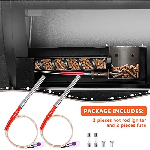 2 Pack Hot Rod Ignitor Kit for Traeger, Pit Boss & Camp Chef Pellet Grills - Image 6