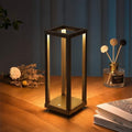 PUSU Cordless Waterproof Table Lamps, Black Outdoor Rechargeable Desk Lamp by PUSU