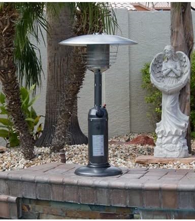 Portable Tabletop Patio Heater, 11000BTU, Propane Outdoor Heater, Variable Control, Anti-tilt Protection, Flameout Protection, Hammered Silver Finish - Image 6