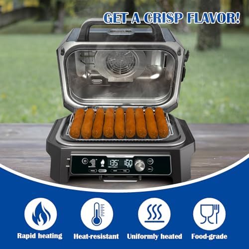 Griddle & Smoke Rack Kit for Ninja Woodfire XL OG951/850 Grill Accessories - Image 4
