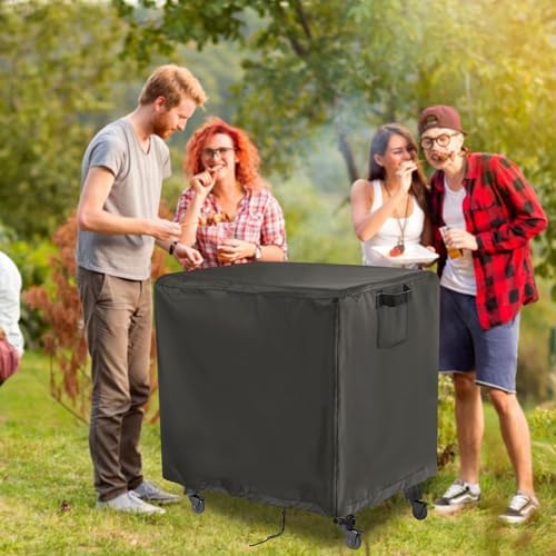 Outdoor Grill Cover for Weber 22 Inch Performer Charcoal, Waterproof Heavy Duty Smoker BBQ Grill Cover for VEVOR 22 Inch Portable Grill with Cart - 45" L×33" W×38" H - Image 5