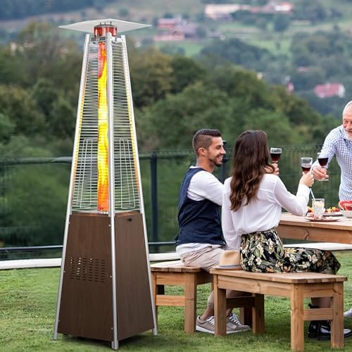 Nuu Garden Outdoor Pyramid Propane Gas Patio Heater 48,000 BTU by NUUGARDENCORPORATION