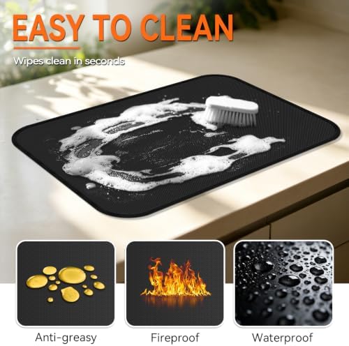 39"x25" Under Grill Mats for Blackstone Tabletop-[Fireproof] [Oil-proof] - Image 6