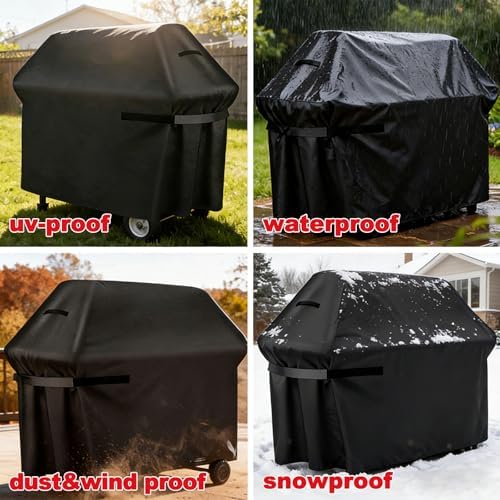 65 Inch Grill Cover, Heavy Duty Waterproof 4-5 Burners BBQ Cover - Image 6