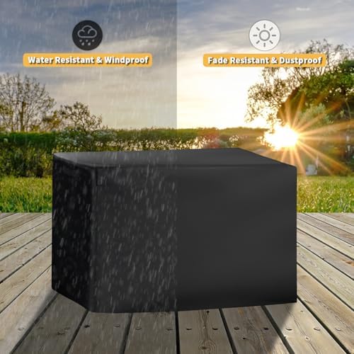 Pellet Grill Cover for ASMOKE AS350 Portable Smoker, Heavy-Duty 600D Pellet Smoker Cover for ASMOKE Portable Pellet Grill - Image 5