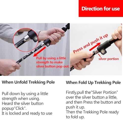 A ALAFEN 7075 Aluminum Collapsible Ultralight Trekking Pole - Image 6