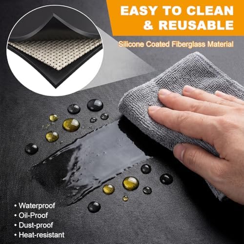 79x39 inch Under Grill Mats for Outdoor Grill - Image 6