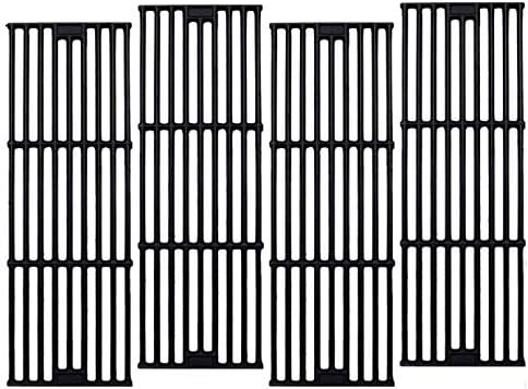 C6505A(4-Pack) 19 3/4" Cast Iron Cooking Grid Grates Replacement for Chargriller 2121, 2123, 2222, 2828, 3001, 3008, 3030, 3725, 4000, 4208, 5050, 5072, 5252, 9020 by Votenli