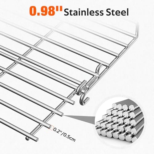 onlyfire Foldable Stainless Steel Warming Rack Grilling Replacement - Image 7