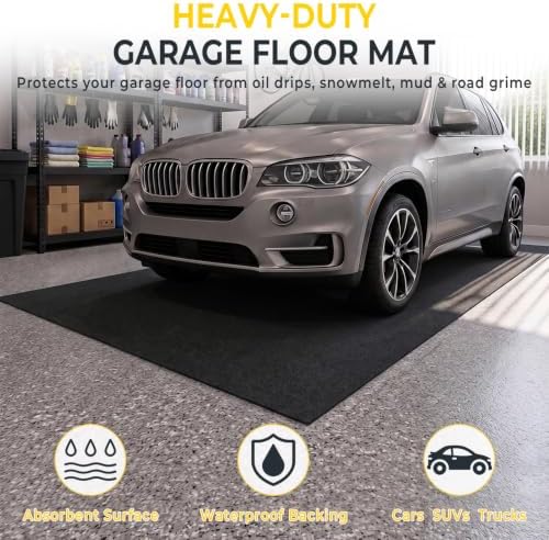 Heavy Duty Garage Floor Mat, Garage Mats for Floor, Garage Mat, 22'x8'10" - Image 2