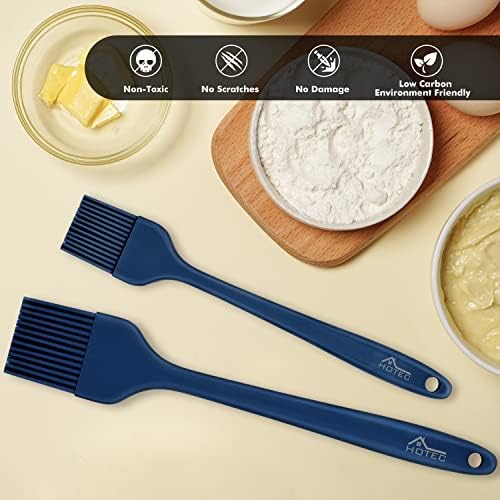 HOTEC Silicone Basting &Pastry Brushes BPA Free, Classic Blue 2 - Image 5