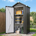 Aoxun 2.5'x2' Outdoor Storage Cabinet with Floor & Adjustable Shelves by Aoxun