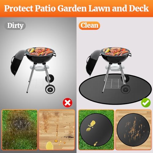 30" Round Fire Pit Mat for Solo Stove Bonfire & Portable Solo Stove Mat - Image 6