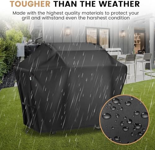 Grill Cover 52 Inch for Outdoor Grill, Waterproof＆UV-Proof Gas Grill Cover - Image 7