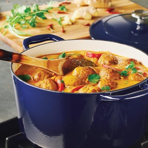 Tramontina Bestow Enameled Cast Iron 6.5-Qt Round Dutch Oven Pot with Lid - Image 3