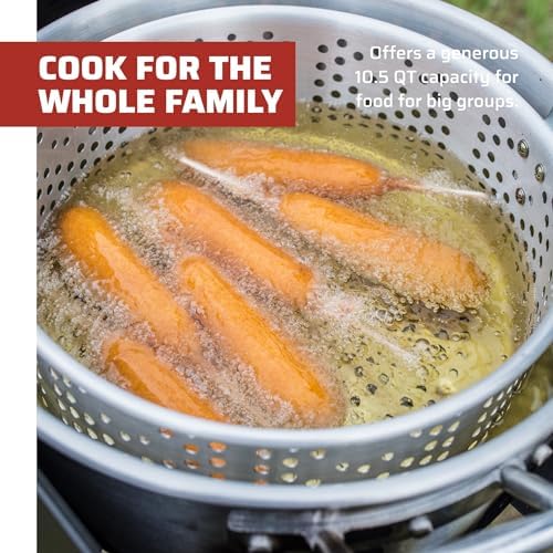 Camp Chef 10.5-Quart Aluminum Pot Set, 2-Piece - Image 3