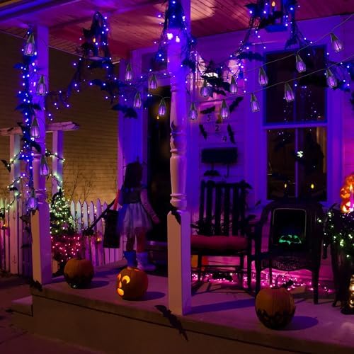 Solar String Lights for Outside, 21Ft Solar Patio Light with 10 Flickering - Image 7