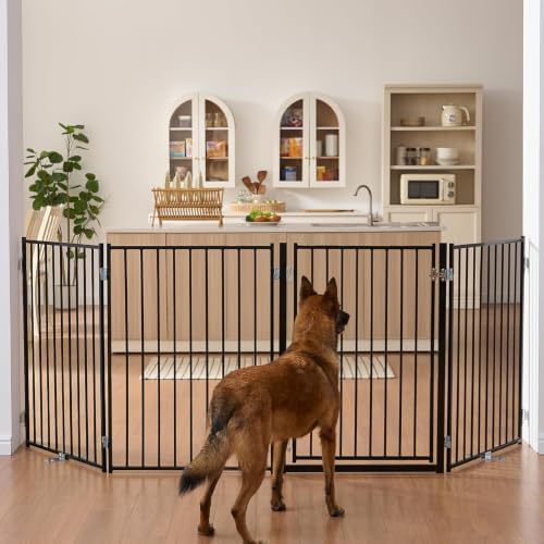 No Pawblems Freestanding Dog Gate with Door for Indoor & Outdoor, 36'' Tall by NoPawblems