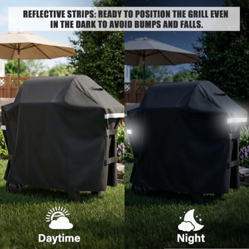 QuliMetal Grill Cover for Weber Searwood 600 Pellet 3400145 - Image 6