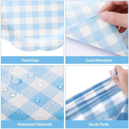 Havawish 340 Pcs Gingham Picnic Style Gingham Party Supplies - Image 3
