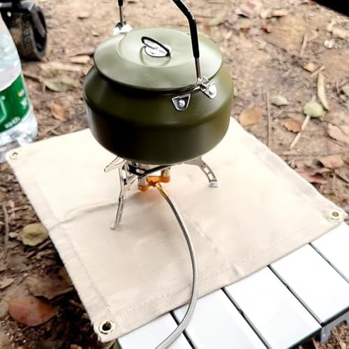 Fire Pit Mat 20" Fireproof Wood Stove Under Grill Mat with Solo Stove for Outdoor Wooden Deck BBQ Lawn - Image 5