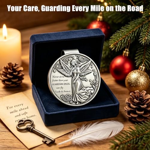 Guardian Angel Visor Clip, Car Accessory Safe Driving Gift 2PCS - Image 6