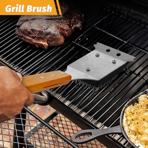 PURPLEBIRD Grill Utensils Set with Brush,Grilling Tools Set with Bag Apron - Image 3