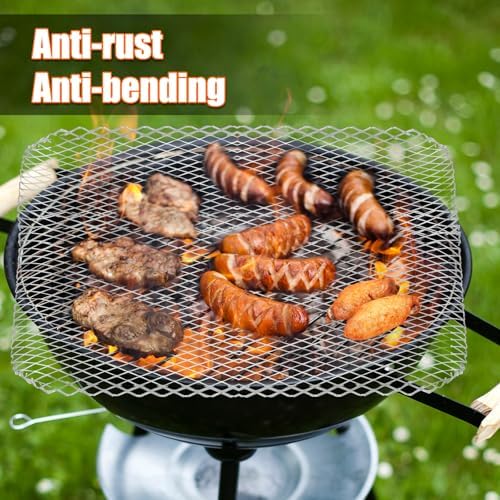 10 Pack BBQ Grill Mesh Mat,Mesh Baking Tray,Grill Mesh,Disposable Barbecue Padding for Outdoor Barbecues (10 Pack) - Image 2