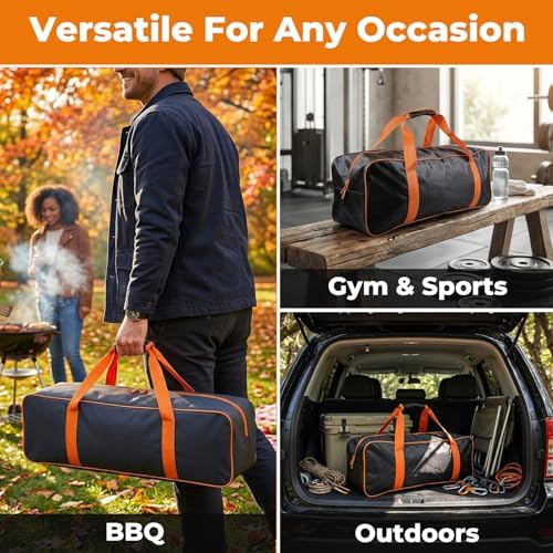 Grill Tool Storage Barbecue Utensil Box, 24" x 8" x 8" BBQ Accessory Bag - Image 6
