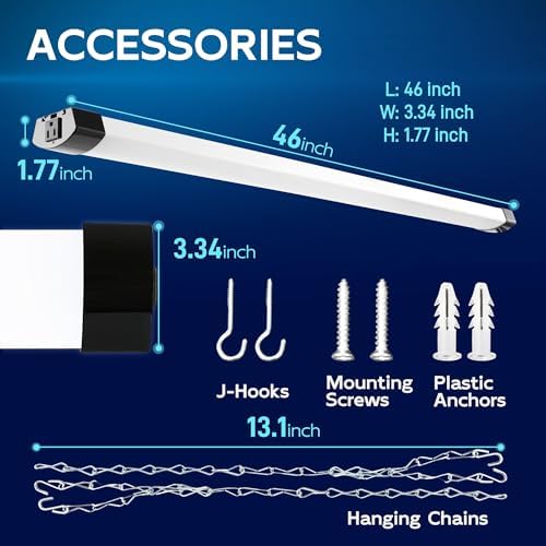 hykolity 4FT 70W LED Shop Light Linkable, 8000lm(300w Equivalent) - Image 6