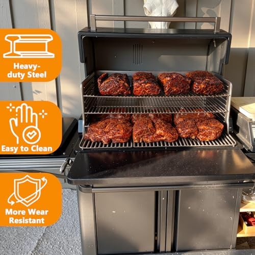 BAC605 Folding Front Shelf for Traeger Grills with Pal Rail System P.A.L. Pop-and-Lock, Foldable Side Table Replacement Parts Only for Traeger Ironwood XL & Timberline XL with Pal Rail System - Image 3
