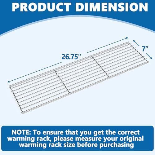 N520-0023 Warming Rack for Napoleon LEX 485 – 26.75" Wide Stainless Steel - Image 2