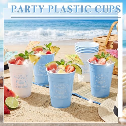 LemonRoad 50 Pcs Last Toast on The Coasts Bachelorette Party Plastic Cups - Image 2
