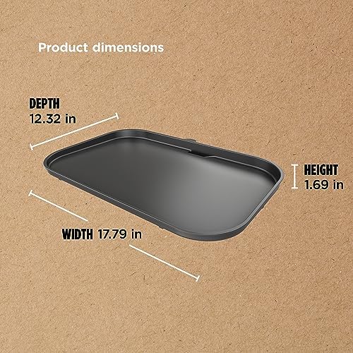 Ninja Woodfire XL Griddle Plate for OG800/OG900, Ceramic, NonStick, Black - Image 5