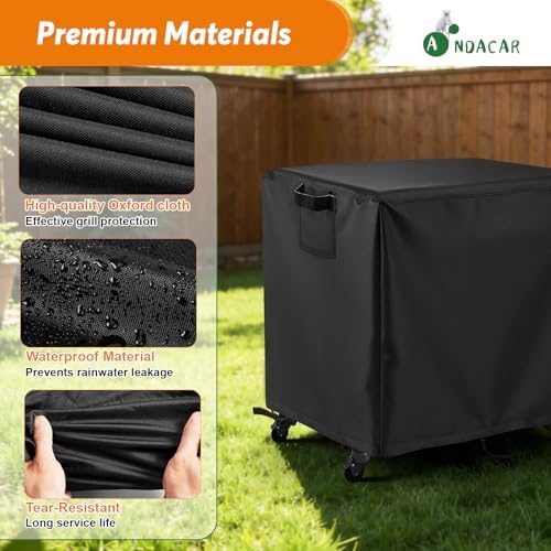 Outdoor Griddle Cover for Traeger Grills Flatrock - 43"L×28"W×39"H - Image 4