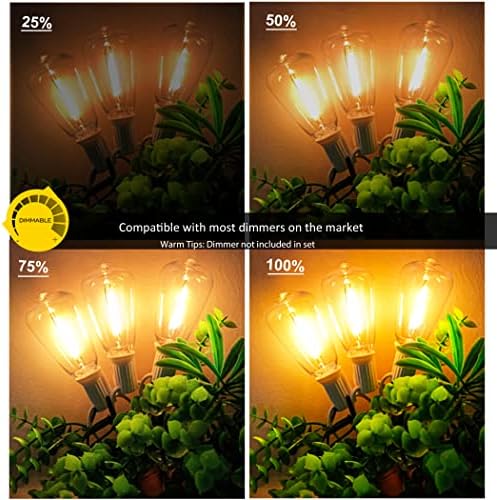 Outdoor String Lights White 50FT Waterproof Patio Lighting for Bistro Cafe - Image 4