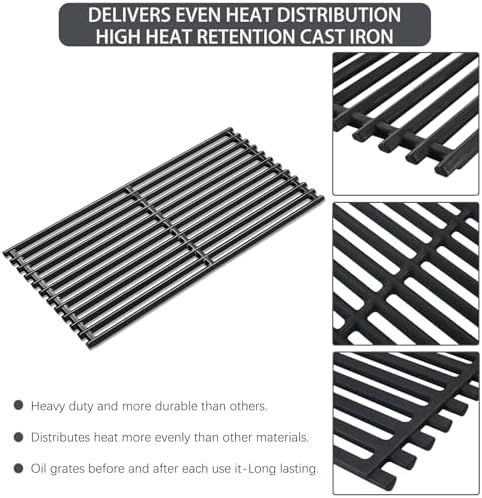 Grill Replacement Parts for Charbroil Grill Grates 463642316 463644220 G369-0030-W2 G469-0005-W1 G460-0500-W1 Cast Iron 17 Inch Cooking Grate char-broil 463675016 nexgrill Evolution 720-0864 720-0864m - Image 5