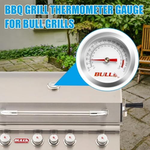 2.5" BBQ Grill Thermometer Replacement for Most Bull Grills Parts, Outdoor Grill Small Temperature Gauge for Bull Grill Accessories - Image 5