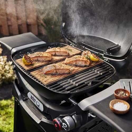 Weber Q 2800N+ Liquid Propane Grill with Stand, Flame Red – Wide 250°–700°F Temp Range with Plus Burner for Searing, Low‑Temp Roasting & High-Dome Lid - Image 6