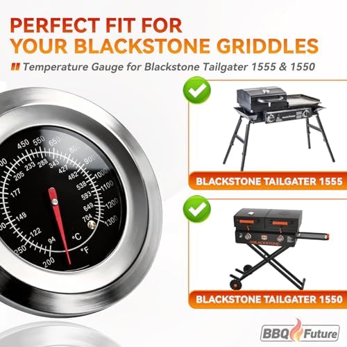 Grill Thermometer for Blackstone Tailgater 1555, BBQ Temperature Gauge - Image 3
