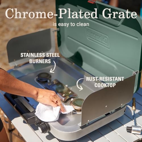 Coleman Cascade 328 3-Burner Camping Stove, Portable, Matchless Lighting - Image 7