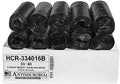Aluf Plastics 33 Gallon Black Trash Bags (250 Count) - 33" x 40" - 16 Micron Equivalent High Density Value Garbage Bags for Bathroom, Office,Municipal(1 Pallet of 70 Cases, 17500 Bags Total) by AlufPlastics