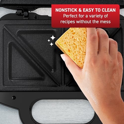 T-fal Compact Sandwich Maker and Panini Press, 625W, Nonstick Grill - Image 4