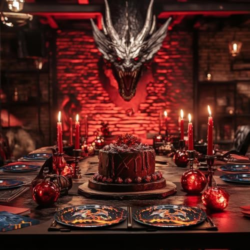 Dragon Party Decorations - Dragon Party Plates and Napkins for Kids Birthday Party, Serves 40 Guests - Image 7