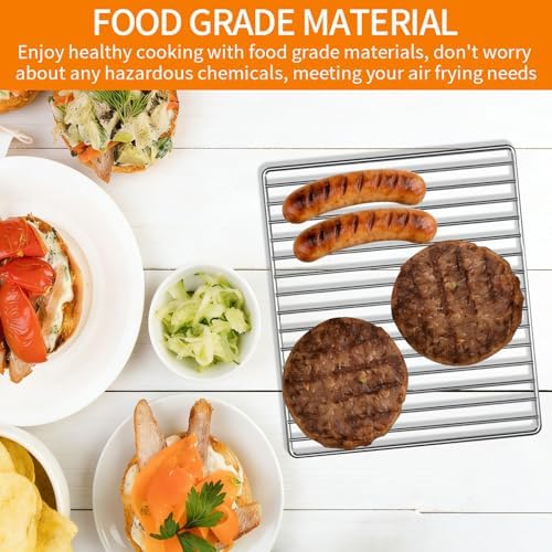 GCQ Wire Rack for Breville BOV650XL the Compact Smart Oven Countertop Toaster Oven,12.4"×10.2" Stainless Steel Grill Racks Baking Rack Cooling Rack Accessories Replacement Parts,Dishwasher Safe - Image 6