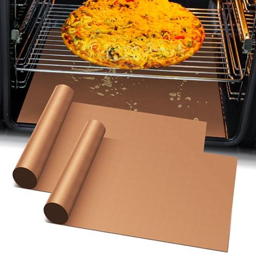 Oven Liners for Bottom of Oven -2Pack Large Heavy Duty Oven Mat, Toaster Gas Stove Oven Liner,Oven Covers for Electric Stove,Grill Mat - BPA & PFOA Free Kitchen Accessory to Keep Oven Clean by GoldeerkitchenBakingAccessoriesTools