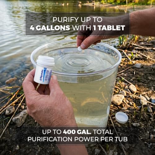 Aquatabs Water Purification Tablets, 397mg 100 Pack, Camping & Emergency - Image 3
