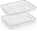 TeamFar 15.4 Inch Air Fryer Basket for Oven, Air Fryer Rack, 2 Pieces by TeamFar