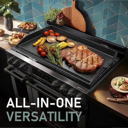 Utheer 23" x 16" Cast Iron Griddle for Gas Grill and Stove Top Flat Top - Image 6